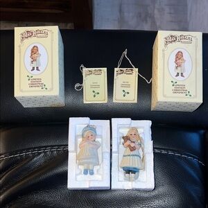 Limited Edition Christmas Ornaments by Jan Hagara – Anne & Betsy (1984)